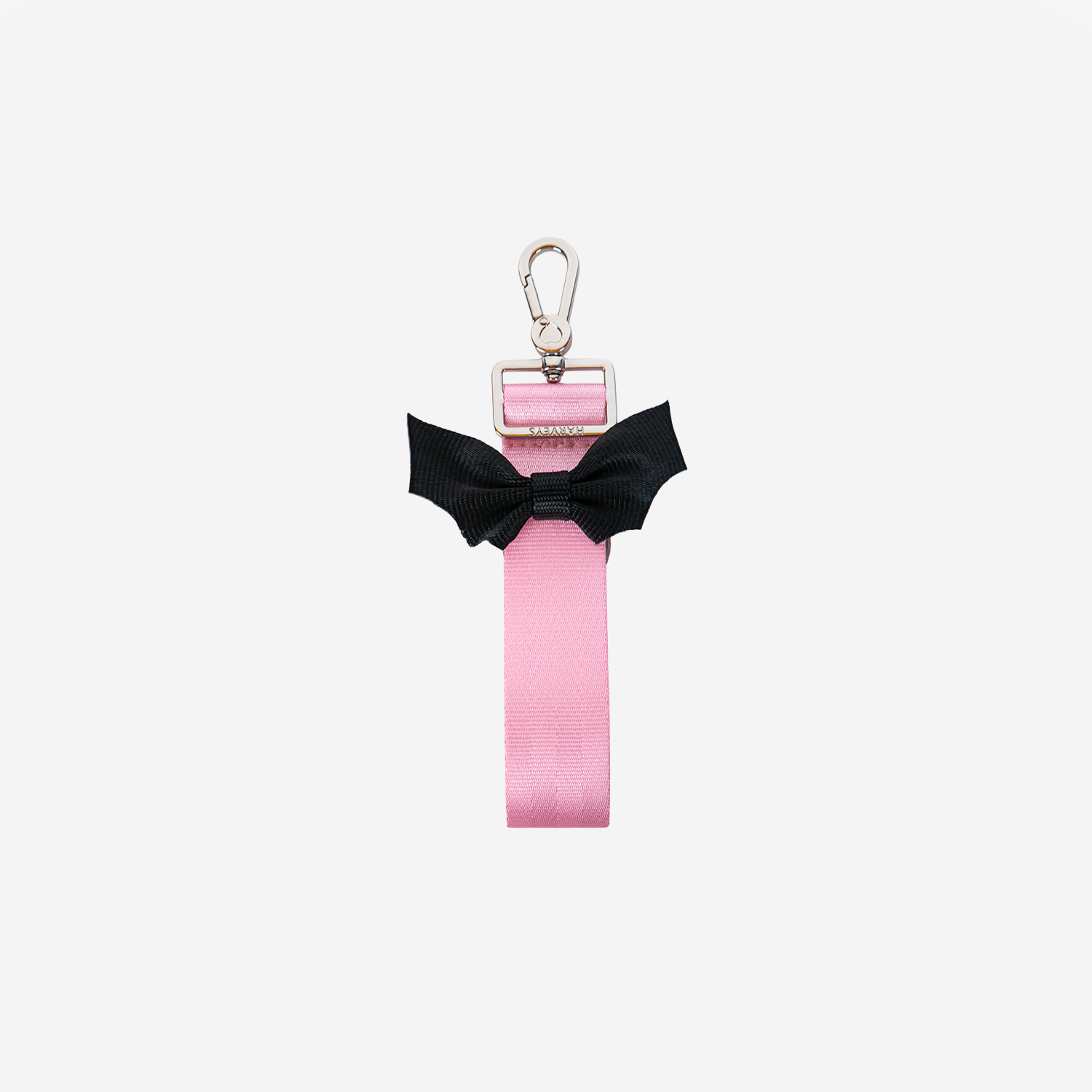 Front view of a Bat Keychain in Petal Pink