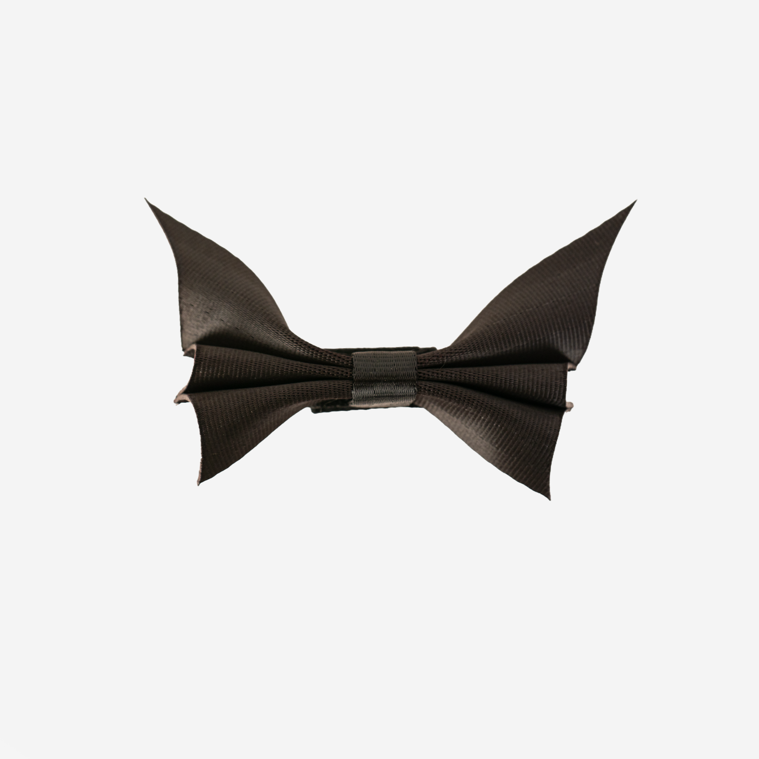 Front view of a Bat Bow in Black