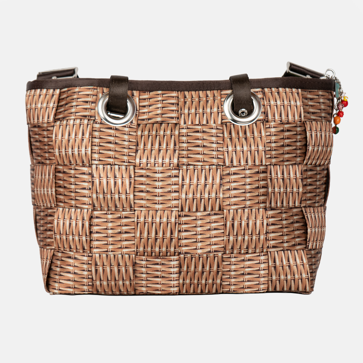 Front view of a Picnic Bike Basket