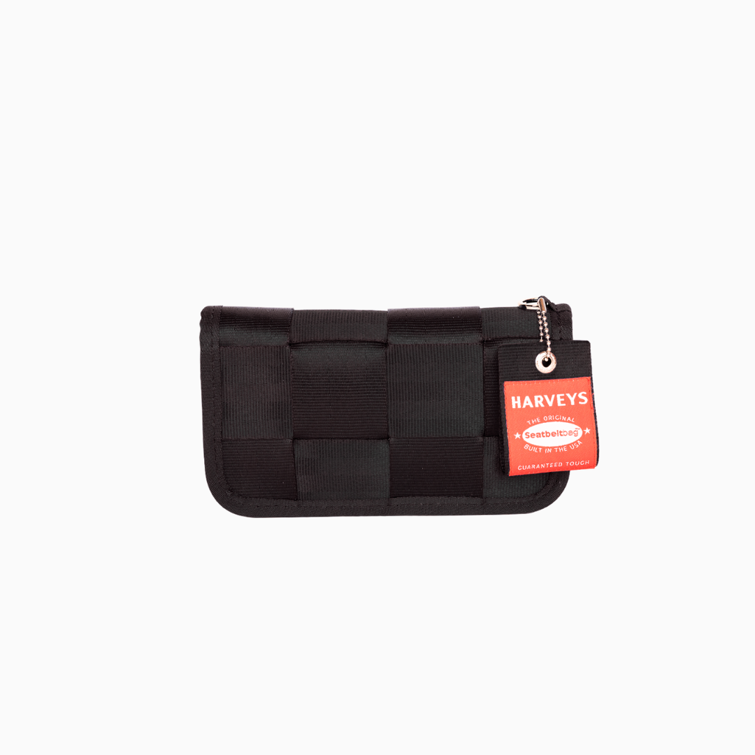 Front view of a Black Classic Wallet