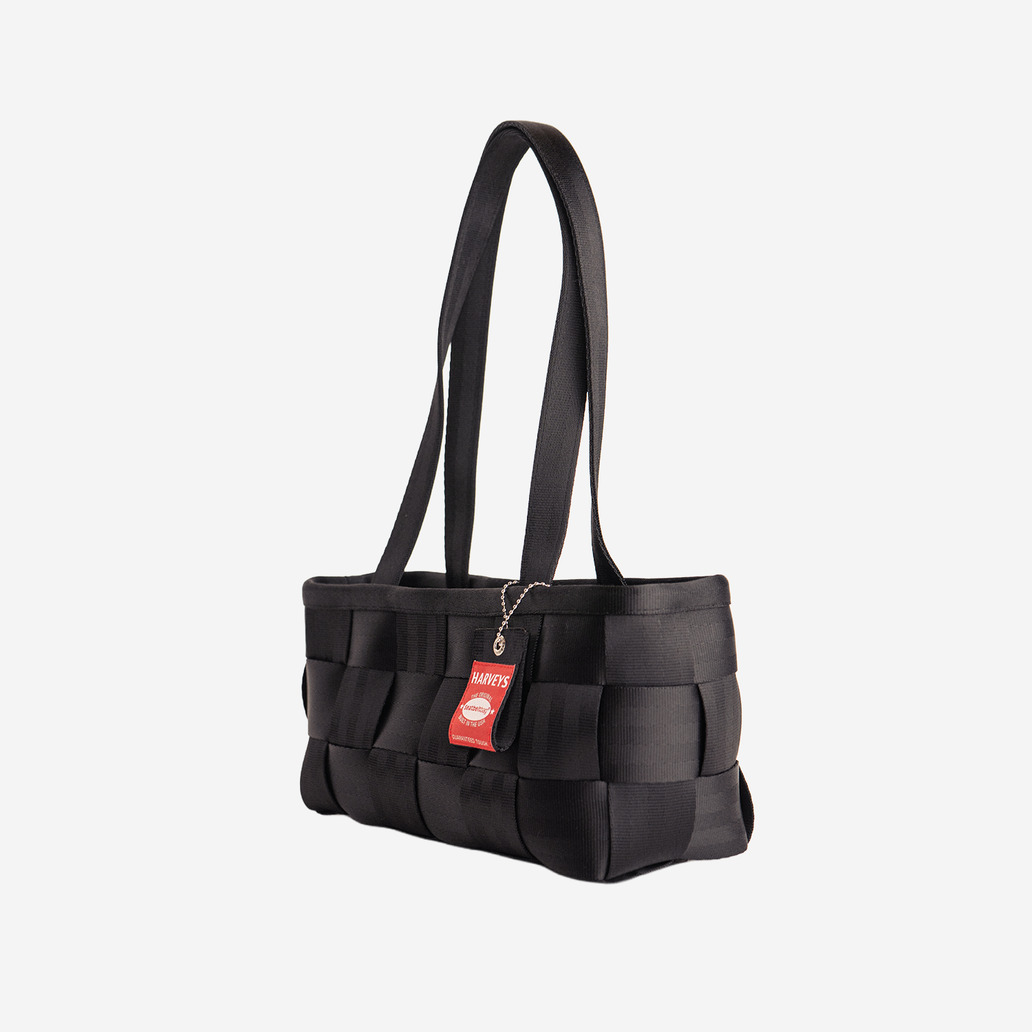 The side of a Black Satchel