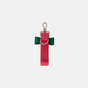 Back view of a watermelon Bow Keychain