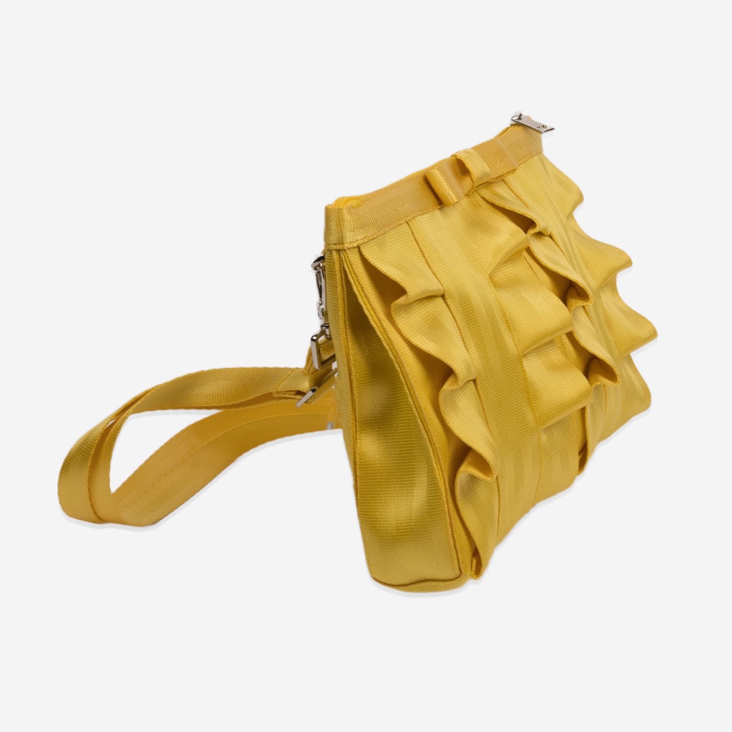 The side of a Buttercup Lola Bow Clutch