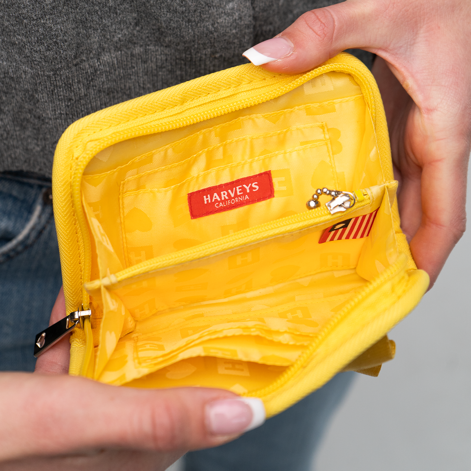 The inside of a Buttercup Lola Fun Size Wallet