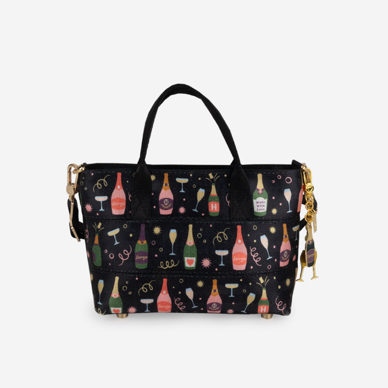 Champagne Kisses Petite Tote Front View