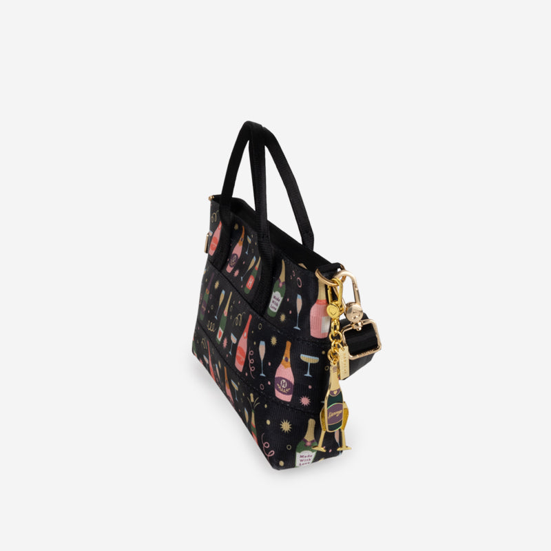 Champagne Kisses Petite Tote Side View