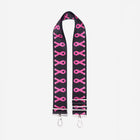 The front view of The Pink Agenda Pink Ribbon 5 Panel Click N Carry
