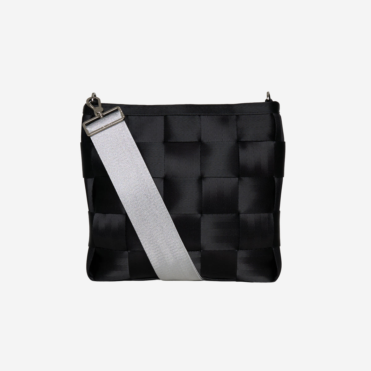 A Silver 5 Panel Click N Carry on a bag