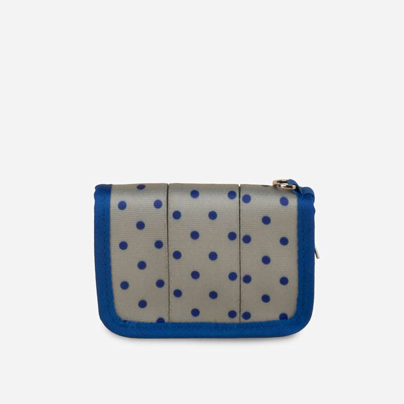 Fun Size Wallet / Cobalt Dots