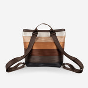 Coffee Streamline Backpack Back View
