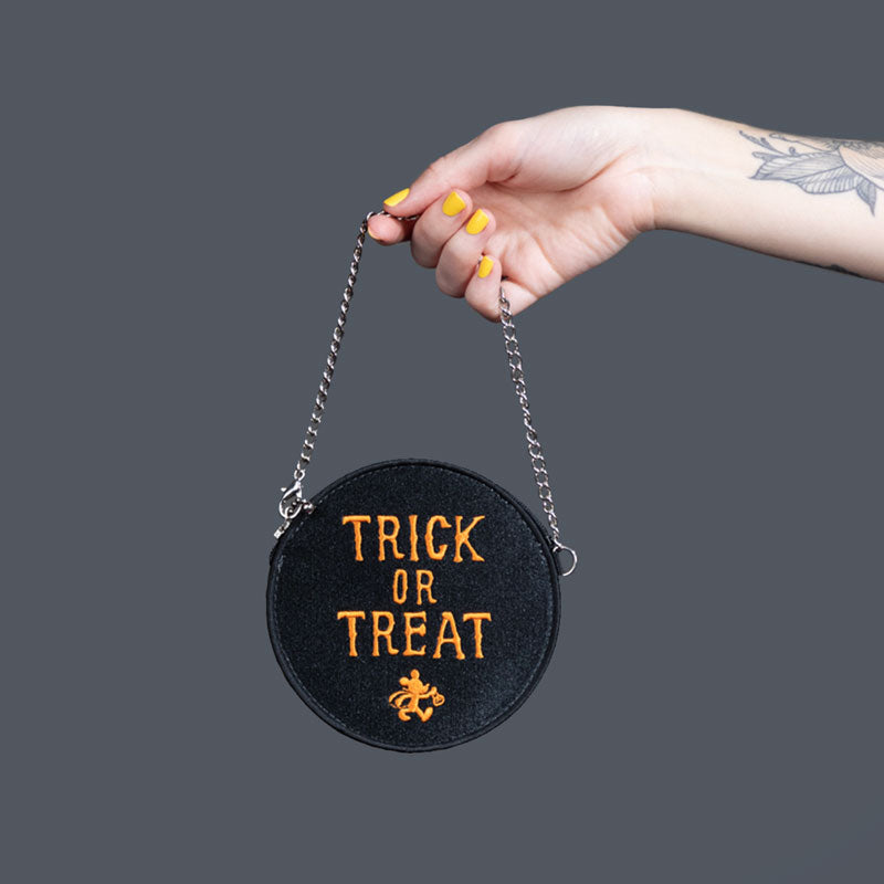 Trick or Treat Trick r Treat Sam Bitten Lollipop Pumpkin Halloween Purse  KALE100 | eBay