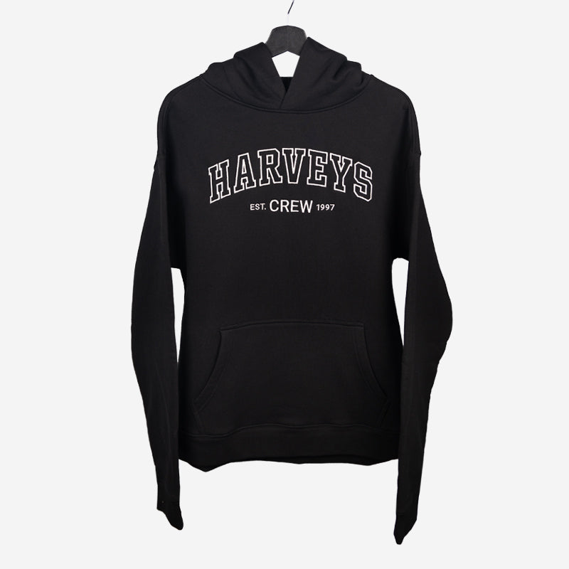 Harveys Crew Hoodie / Black