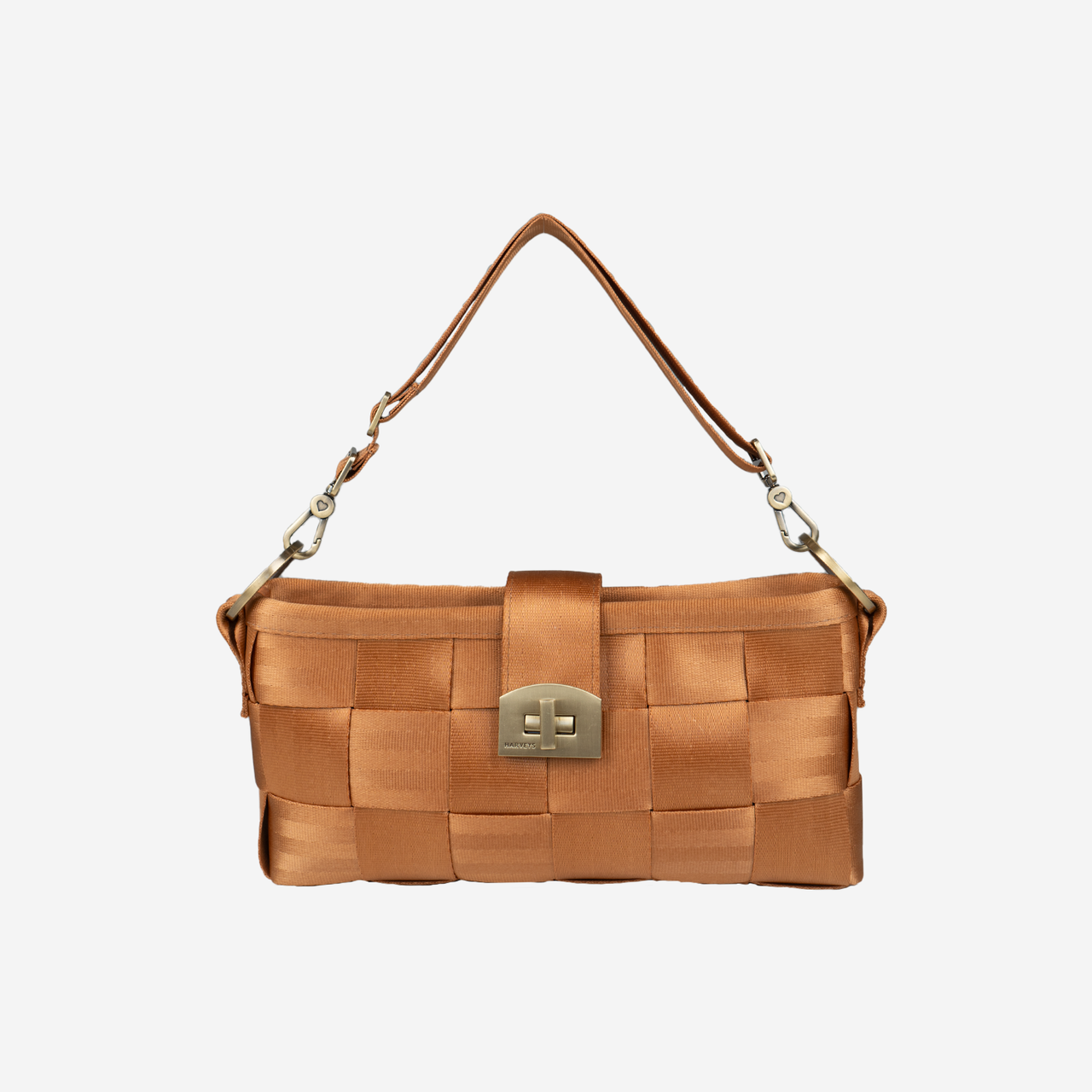 Carriage Ring Baguette in the color Cognac