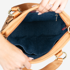 Interior view of a Carriage Ring Bucket in the color Cognac