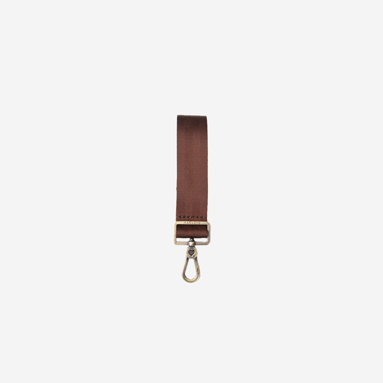 Front view of a Chestnut 4 Panel Keychain