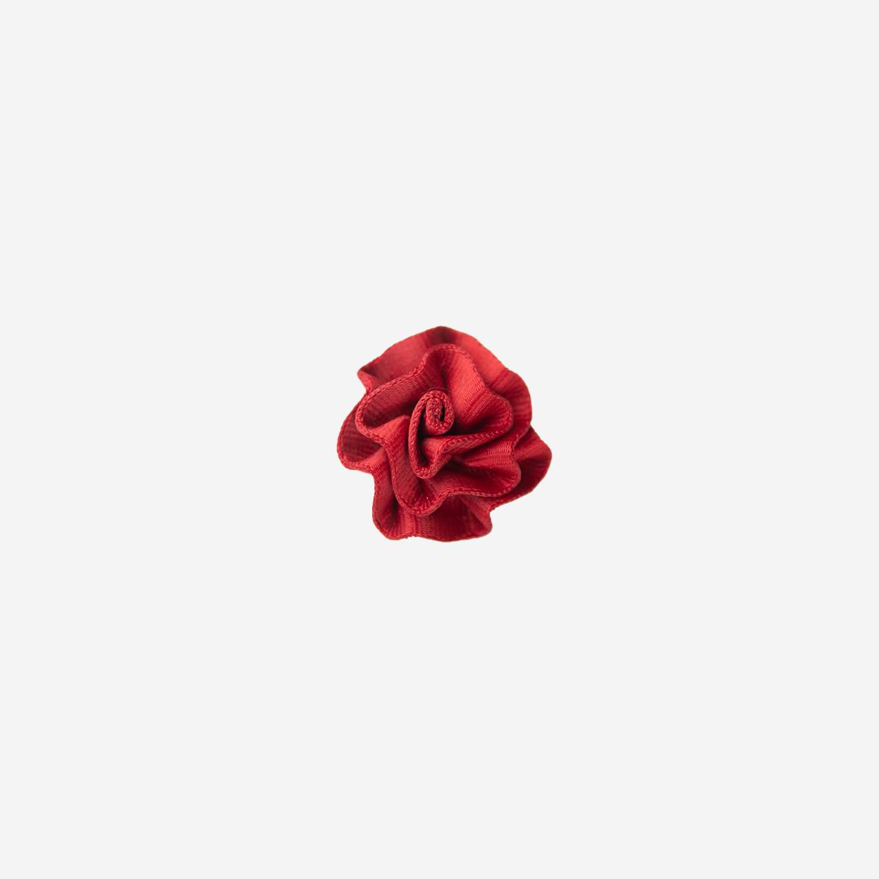 View of Classic Red Rosette Clip