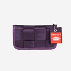 The front view of a Classic Wallet in Blackberry