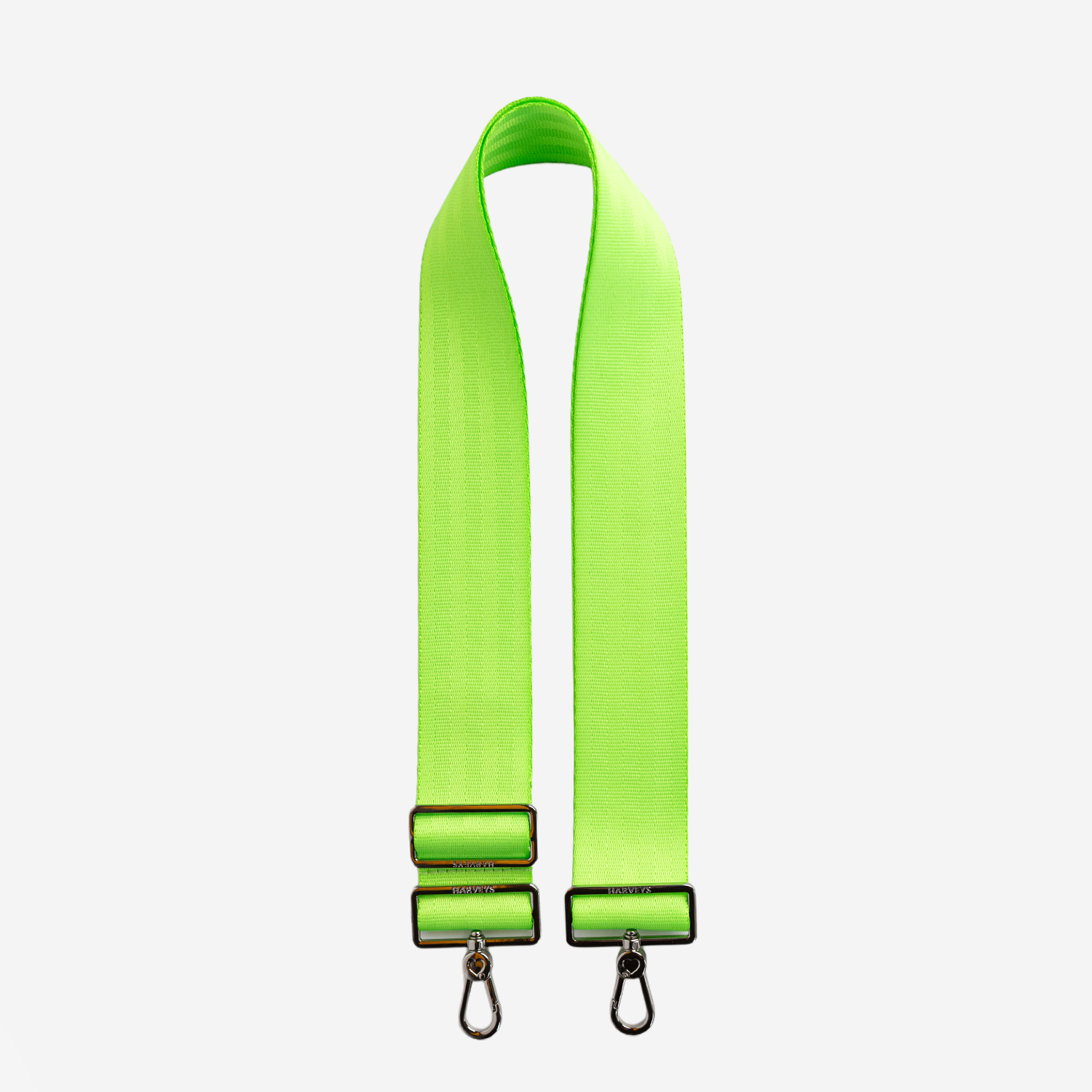 The front of a 5 Panel Click N Carry in Lime