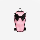 The front of a Coffin Convertible Crossbody in Petal Pink