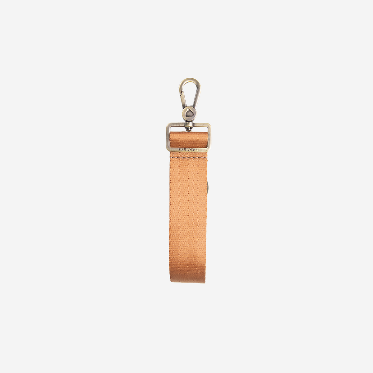 Front view of a Cognac 4 Panel Keychain