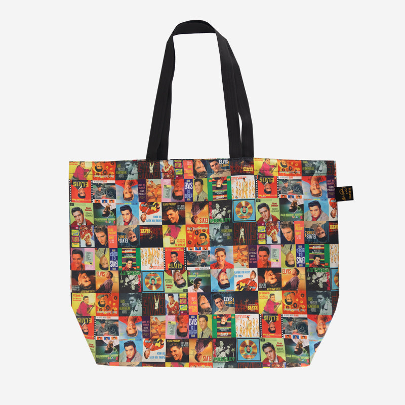 Large Shopper Tote Elvis Front View