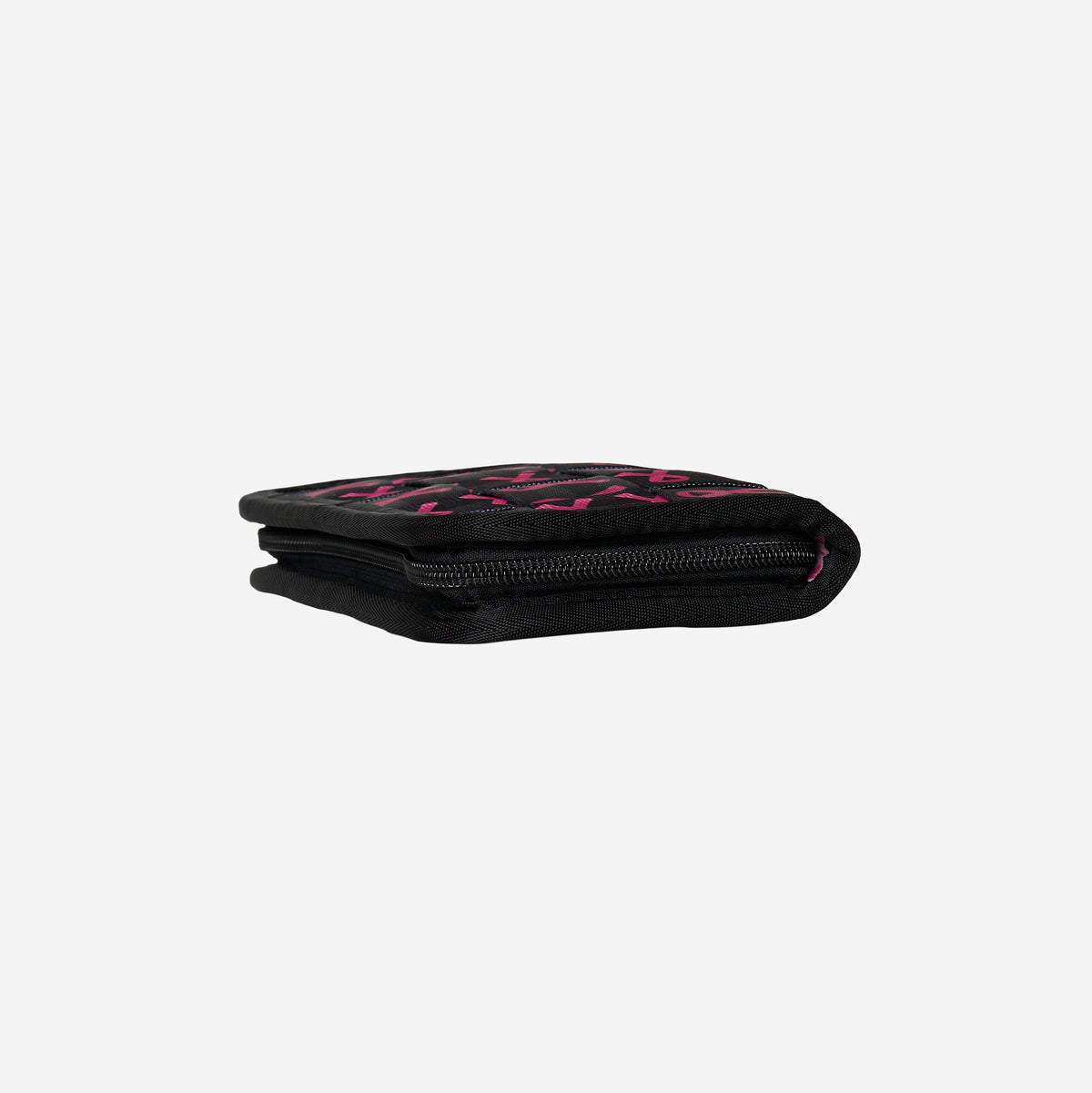 The bottom view of The Pink Agenda Pink Ribbon Full Wallet