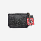 The front of a Black Widow Fun Size Wallet