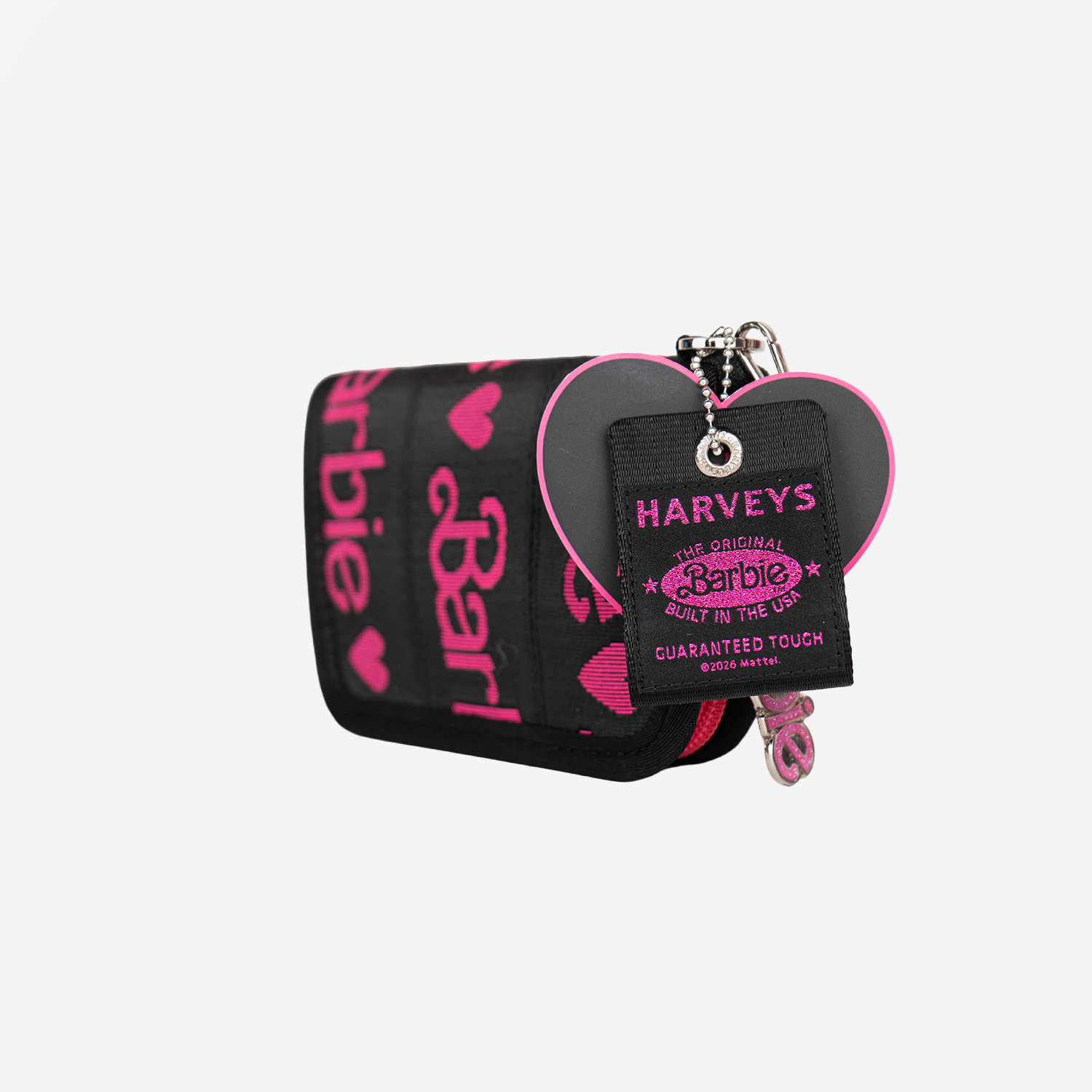 The side view of the Barbie Debossed Fun Size Wallet