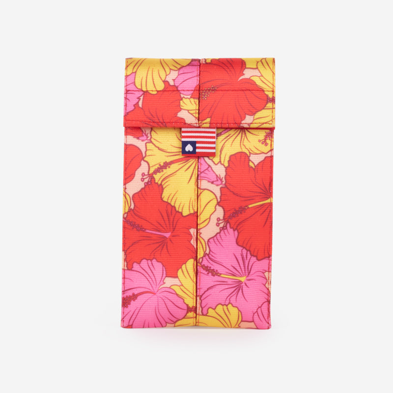 Hibiscus Glasses Case Front View