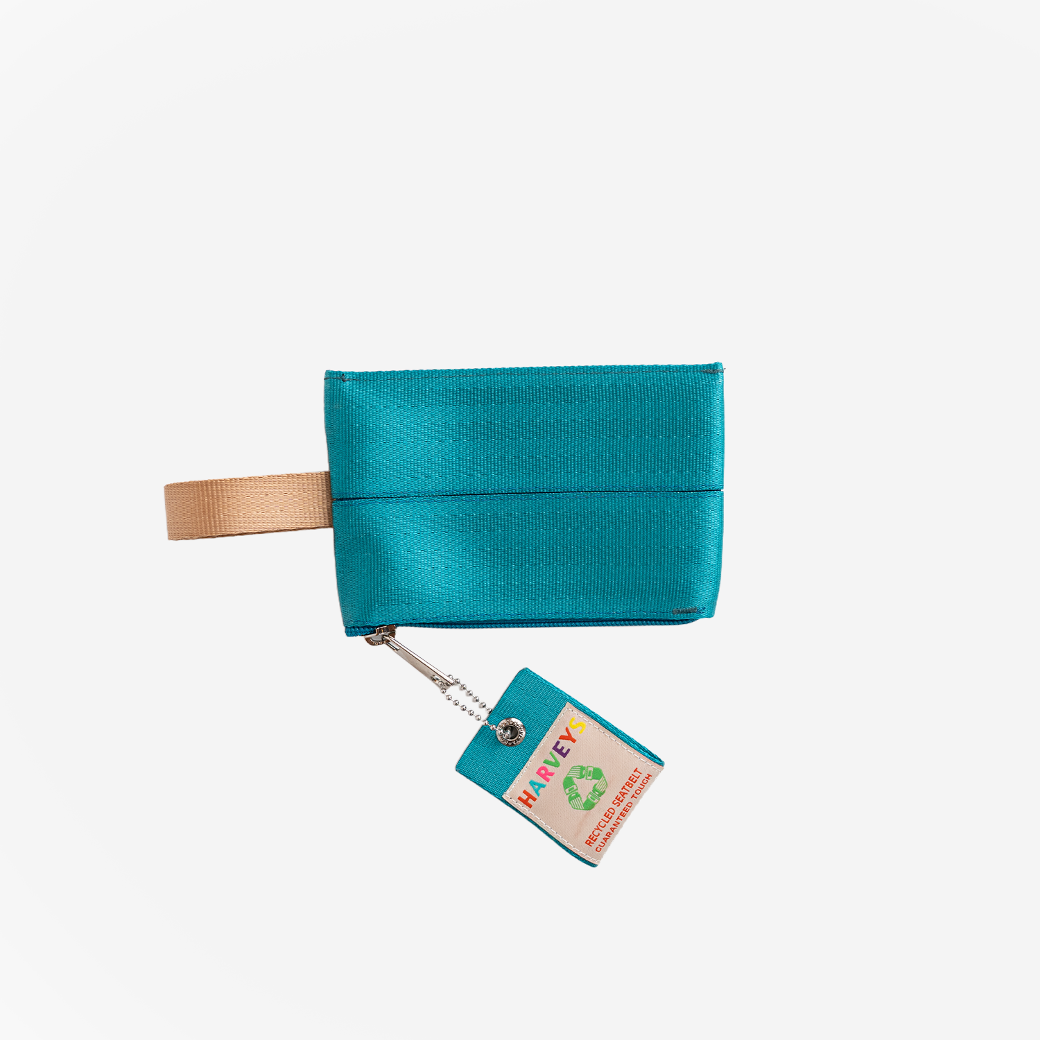 The front view of an Ice Pop Coin Purse in Aqua