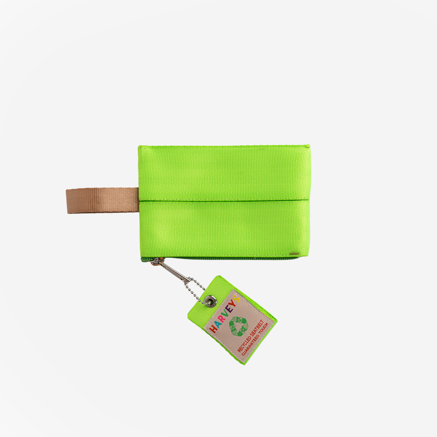 The front view of a Ice Pop Coin Purse in Lime