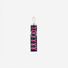 Back view of The Pink Agenda Pink Ribbon 4 Panel Keychain