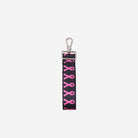 Front view of The Pink Agenda Pink Ribbon 4 Panel Keychain