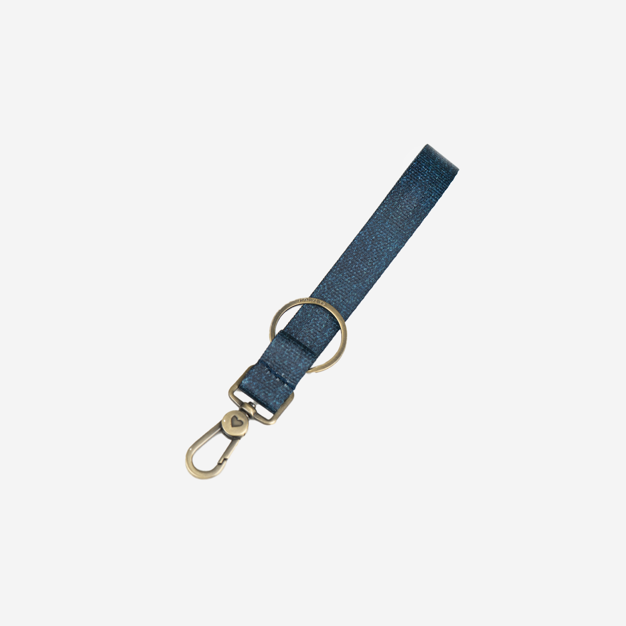 Keychain in Denim