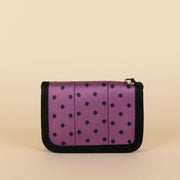 Fun Size Wallet Lilac Dots Front View