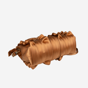 Bottom View of a Lola Satchel in Cognac