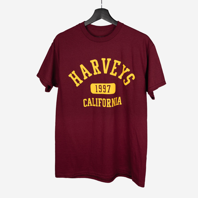 Harveys Crew Shirt / Maroon