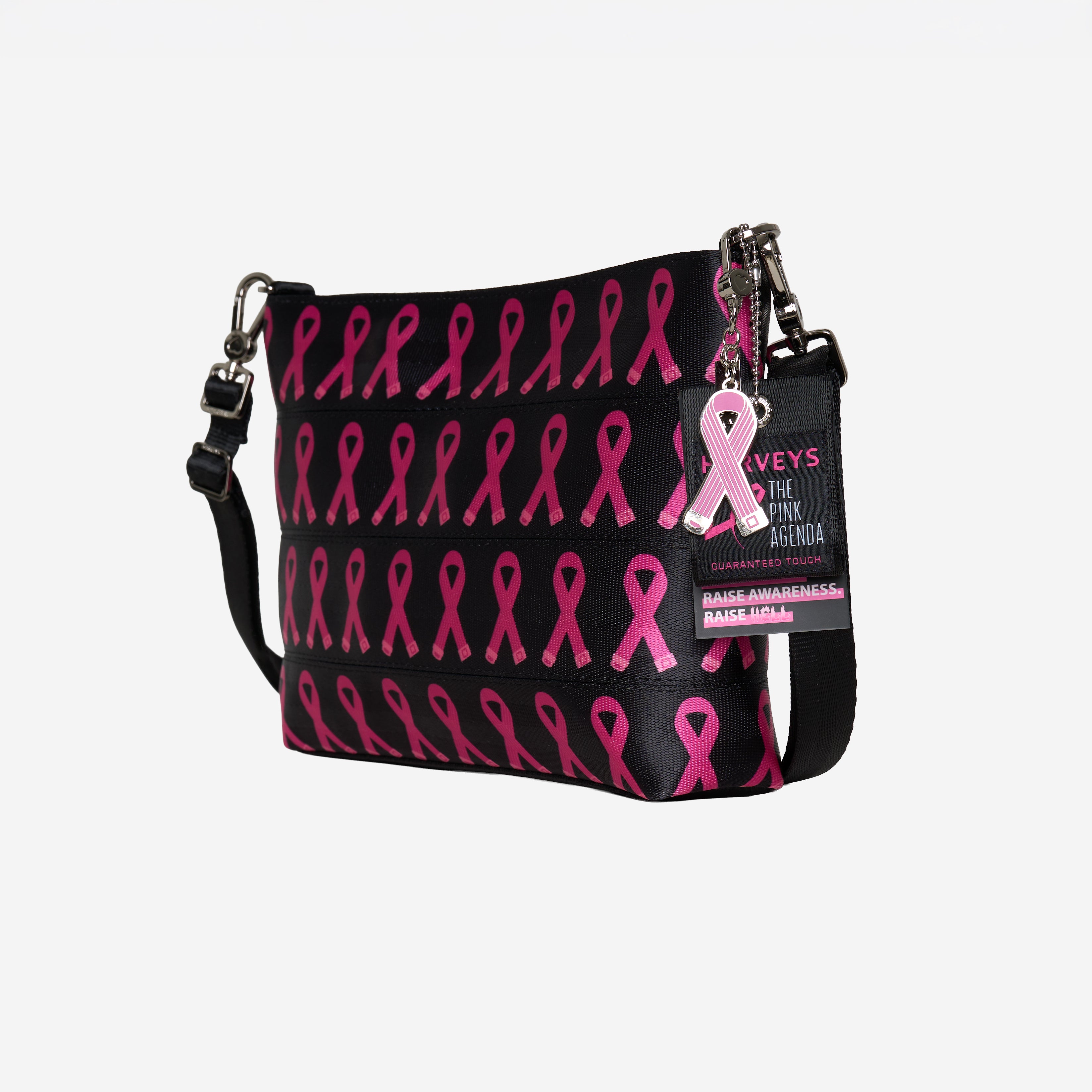 Medium Convertible Clutch | Pink Ribbon | HARVEYS – Harveys