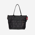 The front of a Black Widow Medium Streamline Tote 