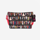 The front view of the Barbie Through The Eras Medium Convertible Clutch