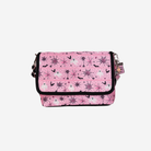 The front of a Medium Foldover Crossbody in Pink-A-Boo