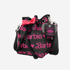 The side view of the Barbie Debossed Medium Parkhopper