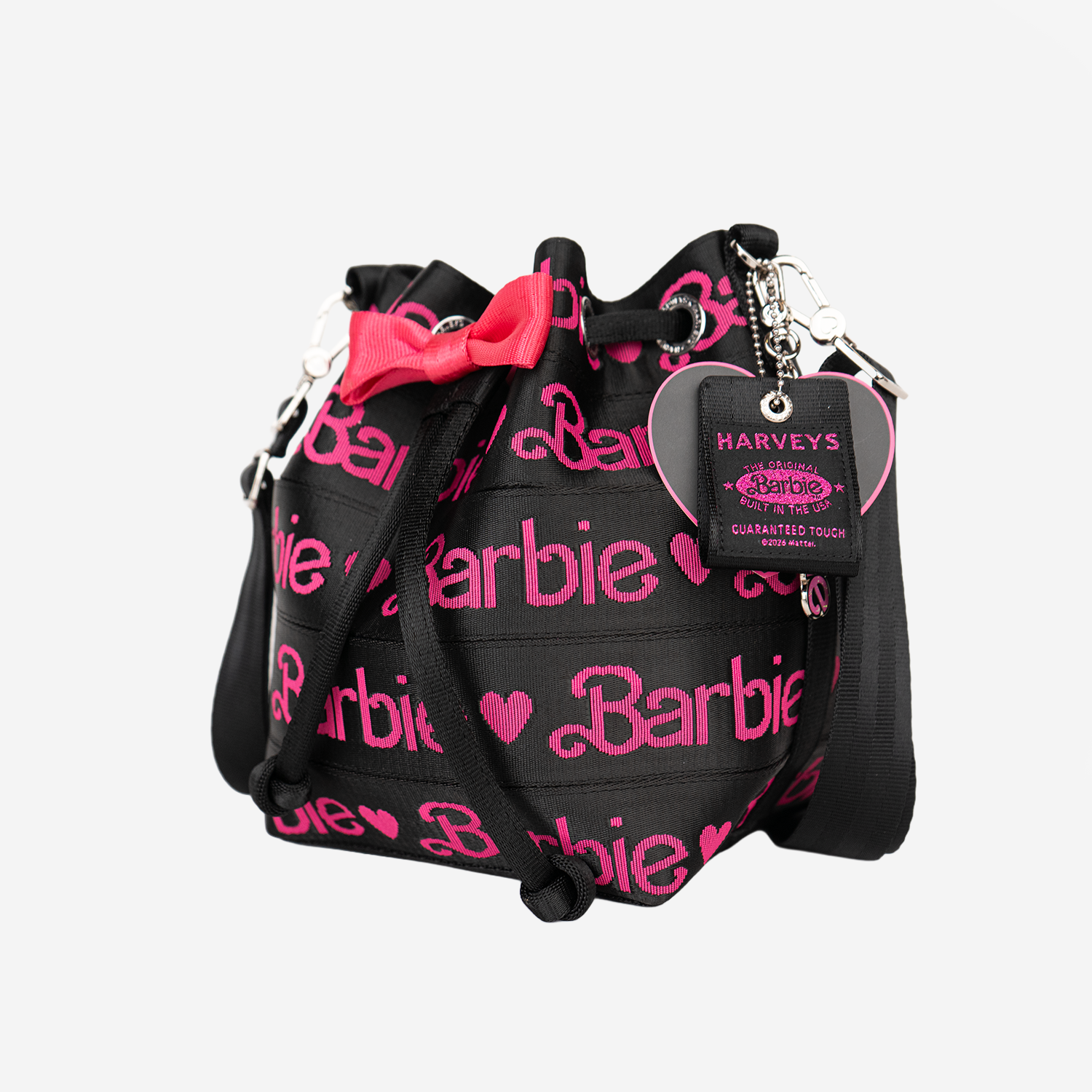 The side view of the Barbie Debossed Medium Parkhopper