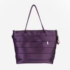 The front view of a Medium Streamline Tote in Blackberry