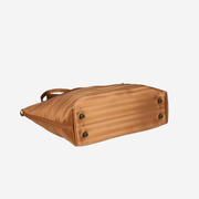 Bottom view of a Medium Streamline Tote in the color Cognac