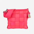 The front view of the Mini Messenger in Dragonfruit