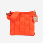 The front view of a Mini Messenger in Poppy