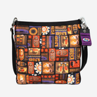 The front view of a Shag Tiki Tapa Mini Messenger