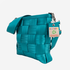 The side view of the Mini Messenger in Aqua