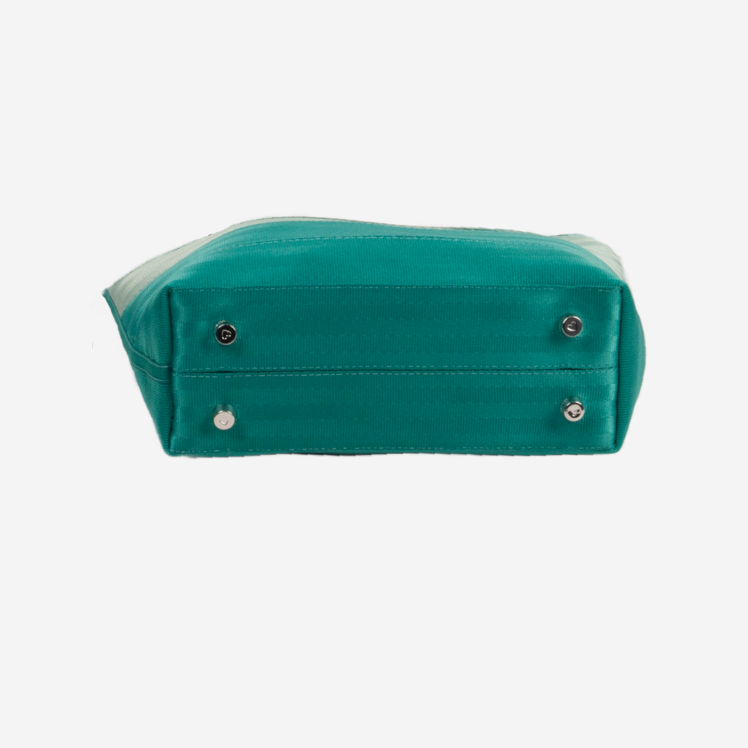 The bottom of a Mint N Emerald Mini Streamline Tote